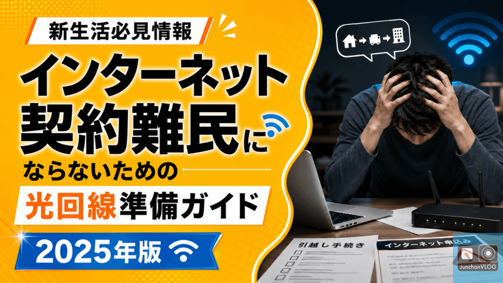 【新生活】インターネット契約難民にならないための光回線準備ガイド（2025年版）